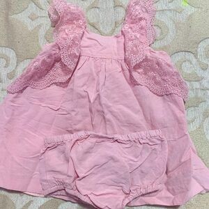12 months pink dress